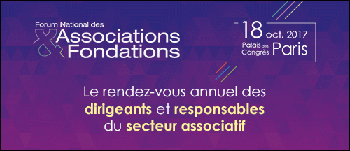 Forum national des associations et des fondations 18 octobre 2017